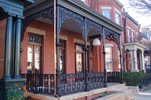 Cast Iron front porch