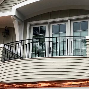 Custom deco porch rail