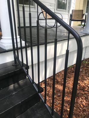 Exterior custom railing