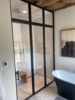 Shower wall