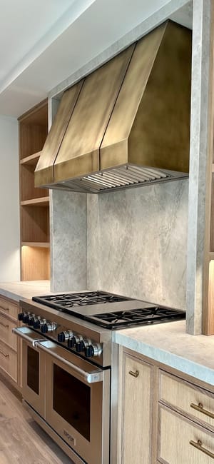 Brass Kitchen hood